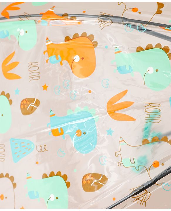 Babyhug Free Size Dino Printed Umbrella - Green