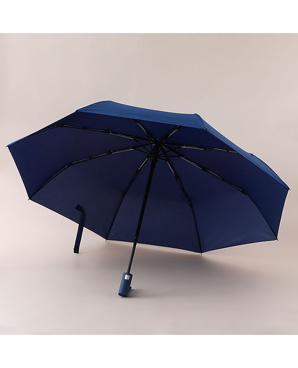 Pine Kids Solid Color Umbrella - Navy Blue