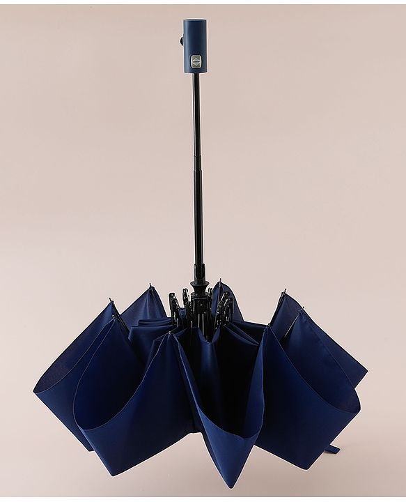 Pine Kids Solid Color Umbrella - Navy Blue