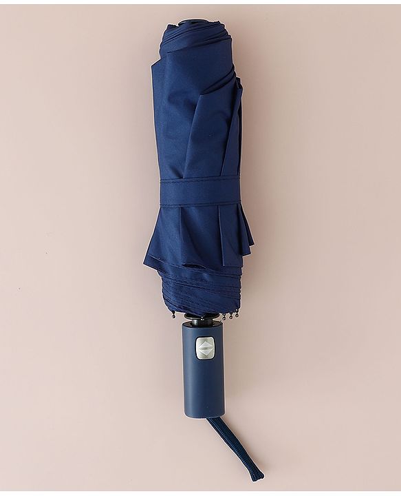 Pine Kids Solid Color Umbrella - Navy Blue