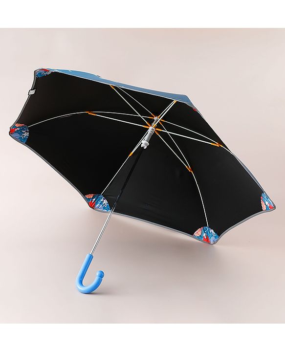 Pine Kids Free Size Space Theme Printed Umbrella - Blue