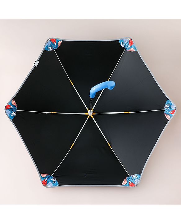 Pine Kids Free Size Space Theme Printed Umbrella - Blue