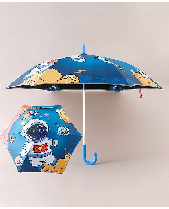 Pine Kids Umbrella With Space Print - Multicolor