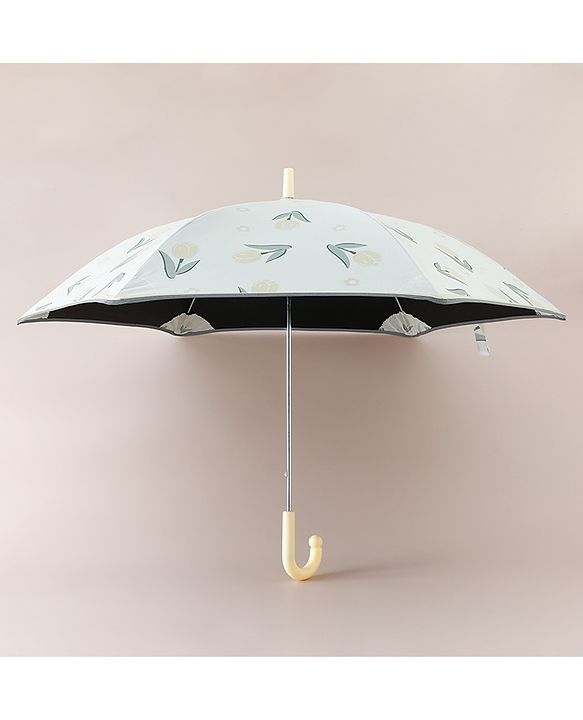 Pine Kids Free Size Floral Printed Umbrella - Yellow & Light Green