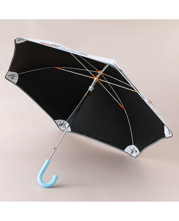 Pine Kids Free Size Floral Printed Umbrella - Light Blue