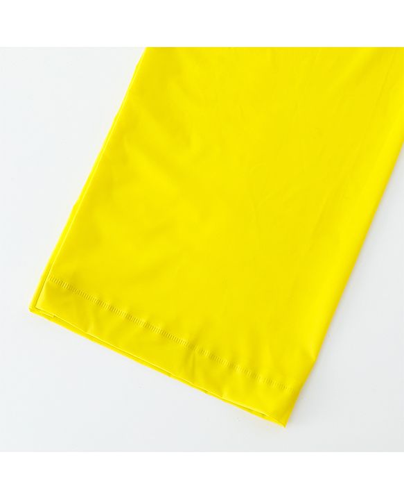 Babyhug Full Sleeves Raincoat With Monkey Print - Yellow