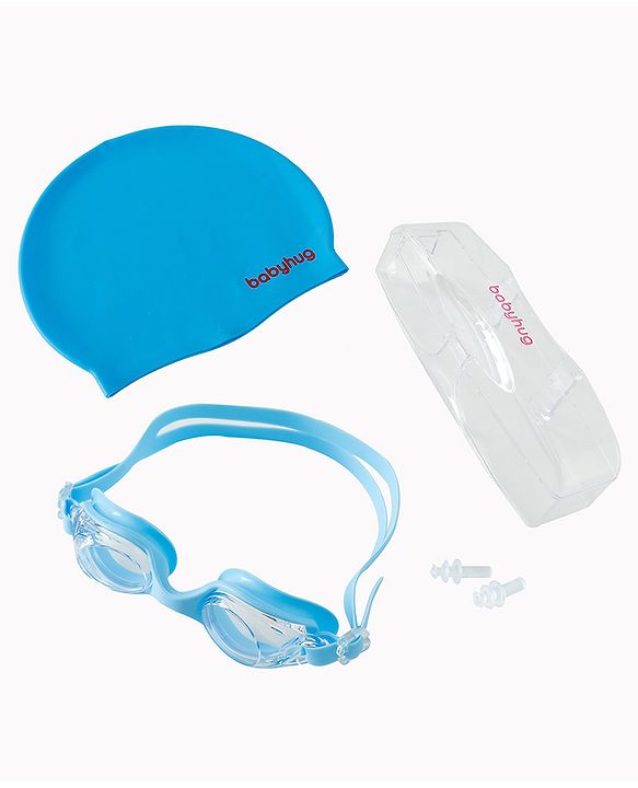 Babyhug Free Size Swimming Set - Sky Blue