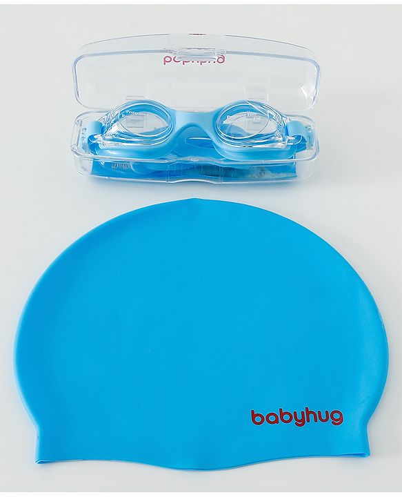 Babyhug Free Size Swimming Set - Sky Blue