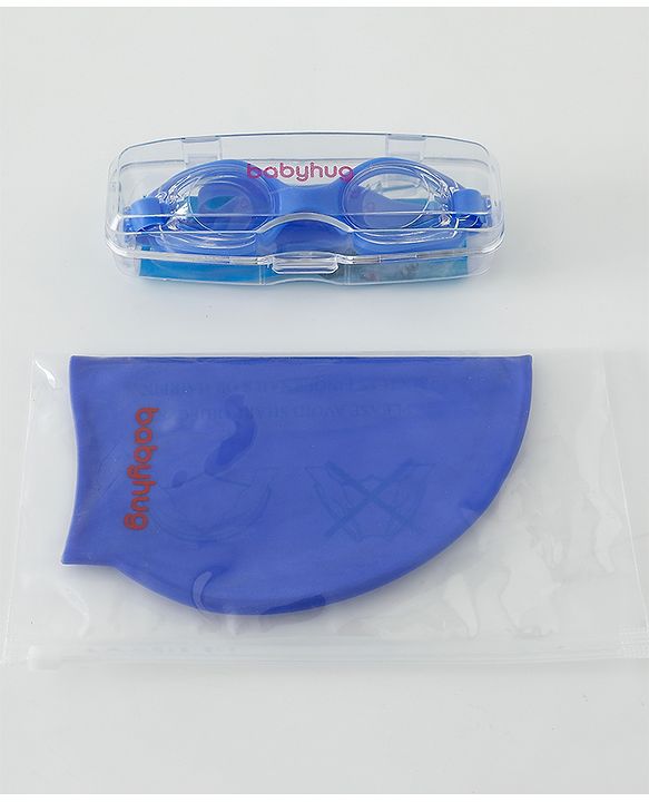 Babyhug Free Size Swimming Set - Sky Blue
