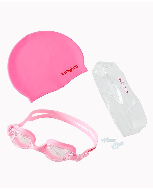 Babyhug Free Size Swimming Set - Sky Blue