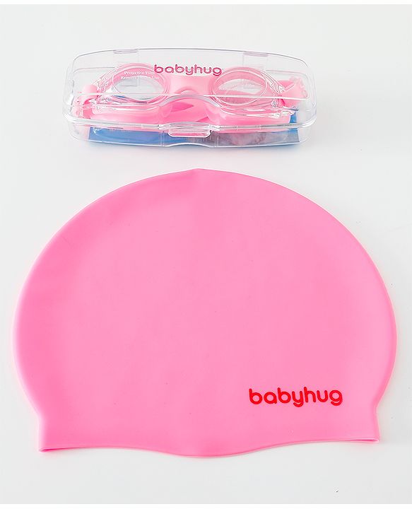 Babyhug Free Size Swimming Set - Sky Blue