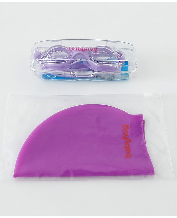 Babyhug Free Size Swimming Set - Sky Blue