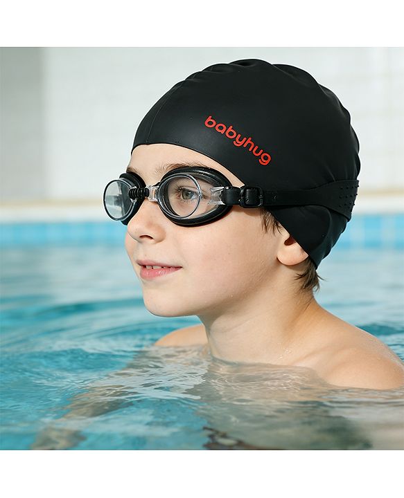 Babyhug Free Size Swimming Set - Black