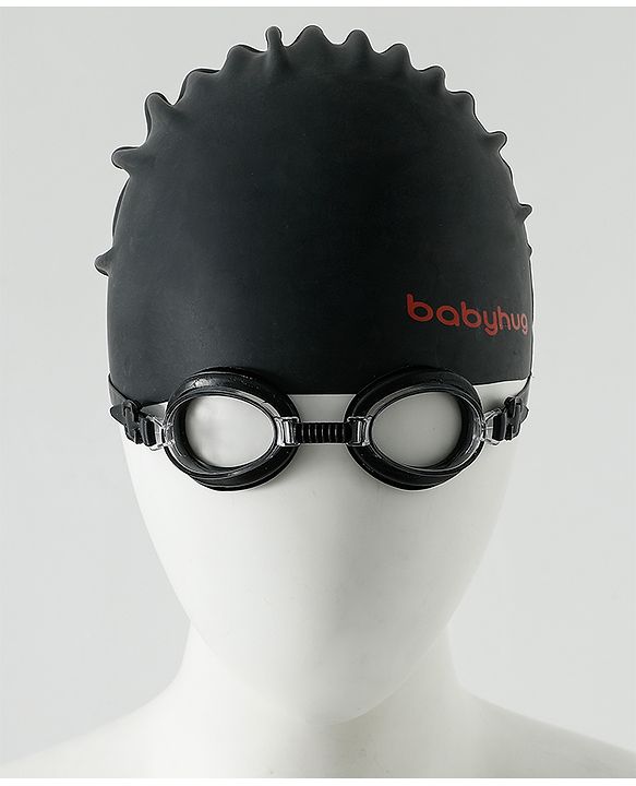 Babyhug Free Size Swimming Set - Black