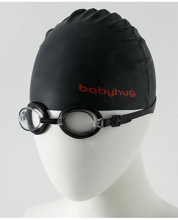 Babyhug Free Size Swimming Set - Black