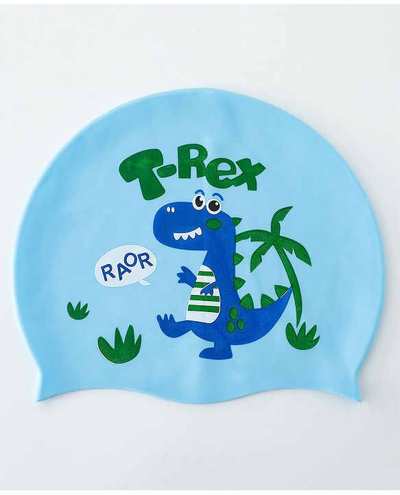 Babyhug Free Size Swimming Set Dinosaur - Light Blue