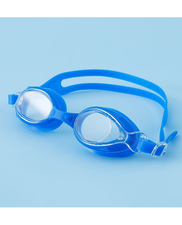 Babyhug Free Size Solid Swimming Goggles - Blue