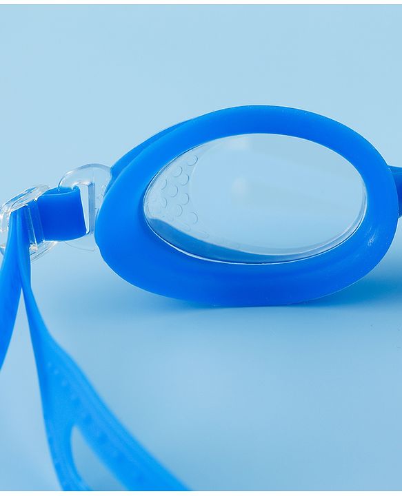 Babyhug Free Size Solid Swimming Goggles - Blue