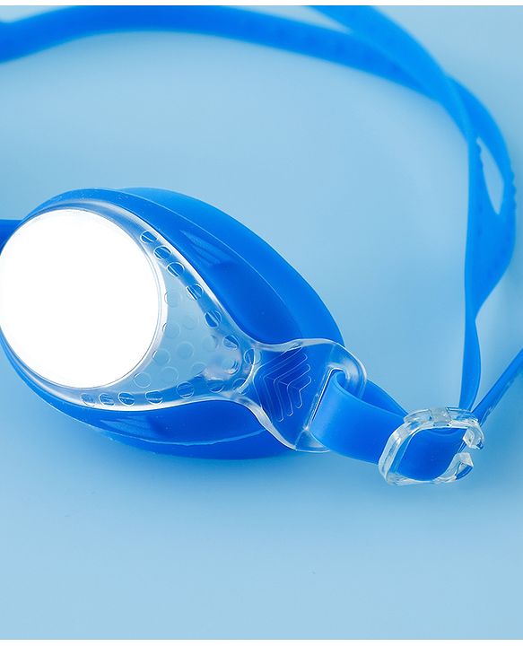 Babyhug Free Size Solid Swimming Goggles - Blue