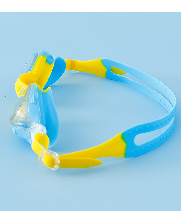 Babyhug Free Size Solid Swimming Goggles - Blue