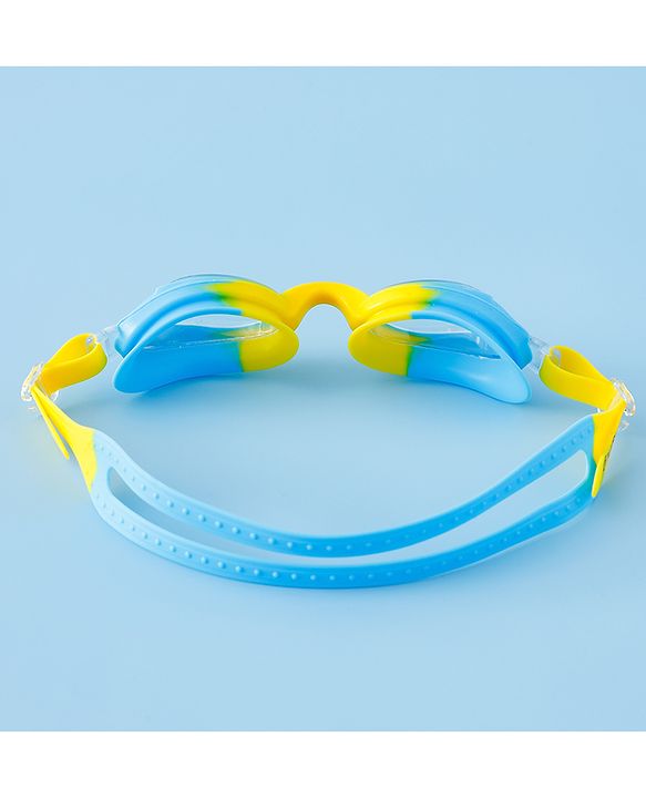 Babyhug Free Size Solid Swimming Goggles - Blue