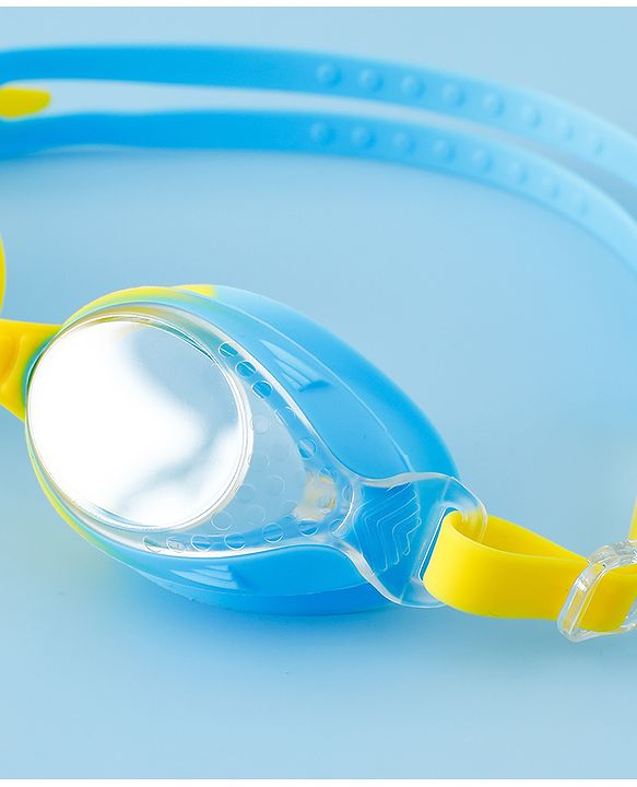 Babyhug Free Size Solid Swimming Goggles - Blue