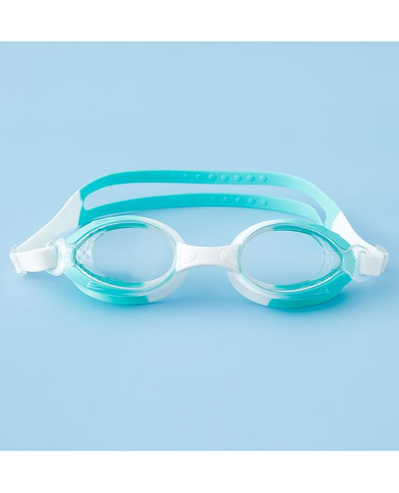 Babyhug Free Size Solid Swimming Goggles - Blue