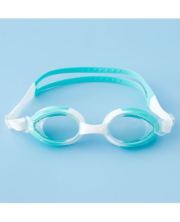 Babyhug Free Size Solid Swimming Goggles - Blue