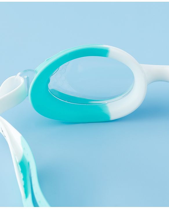 Babyhug Free Size Solid Swimming Goggles - Blue