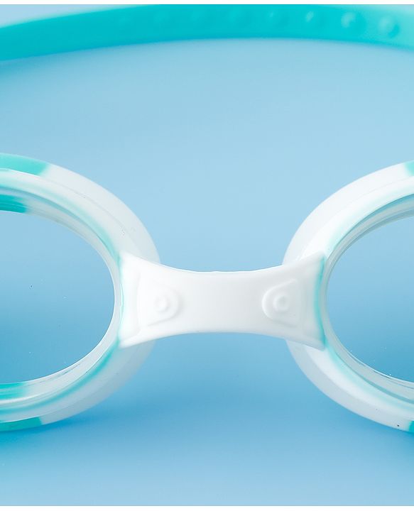 Babyhug Free Size Solid Swimming Goggles - Blue