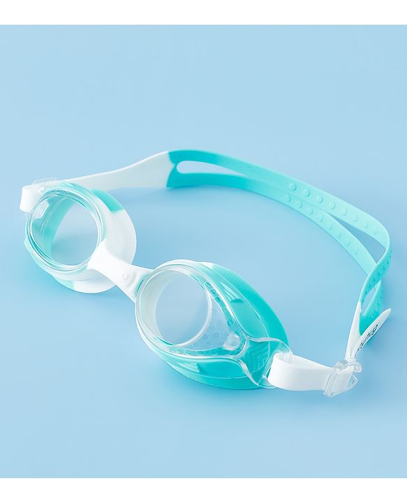 Babyhug Free Size Solid Swimming Goggles - Blue