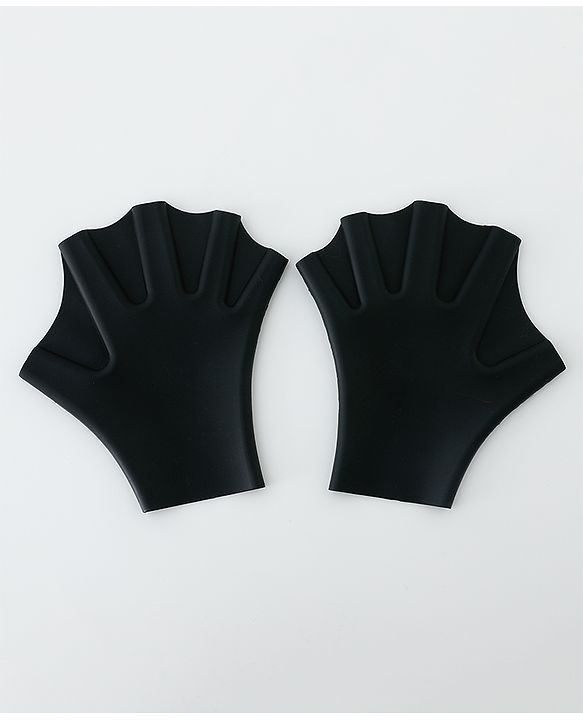 Pine Active Swimming Gloves Black - XXS