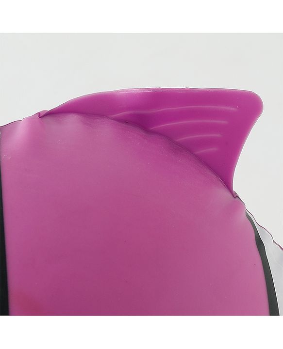 Babyhug Fish Shaped Swimming Cap Free Size - Purple
