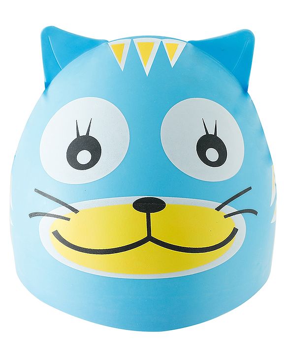 Babyhug Fish Shaped Swimming Cap Free Size - Blue