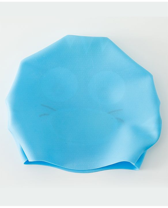 Babyhug Fish Shaped Swimming Cap Free Size - Blue