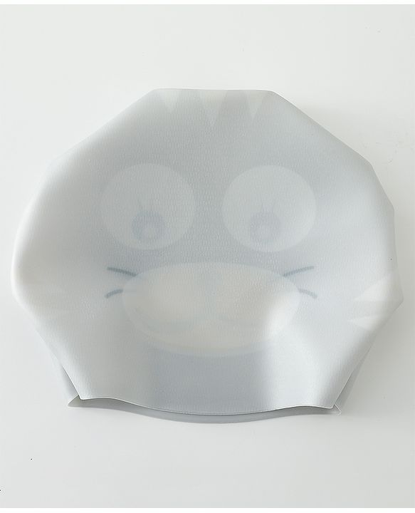 Babyhug Fish Shaped Swimming Cap Free Size - Grey
