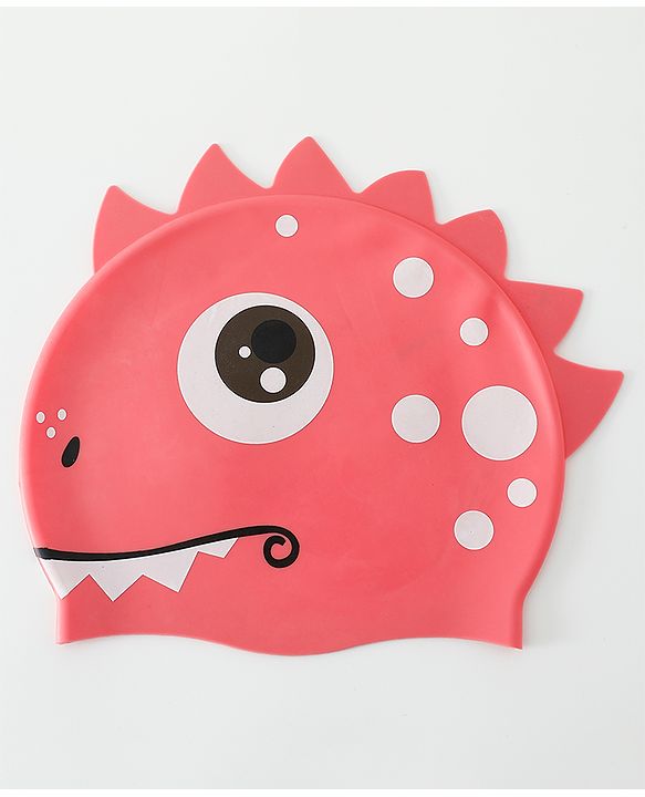 Babyhug Fish Shaped Swimming Cap Free Size - Red