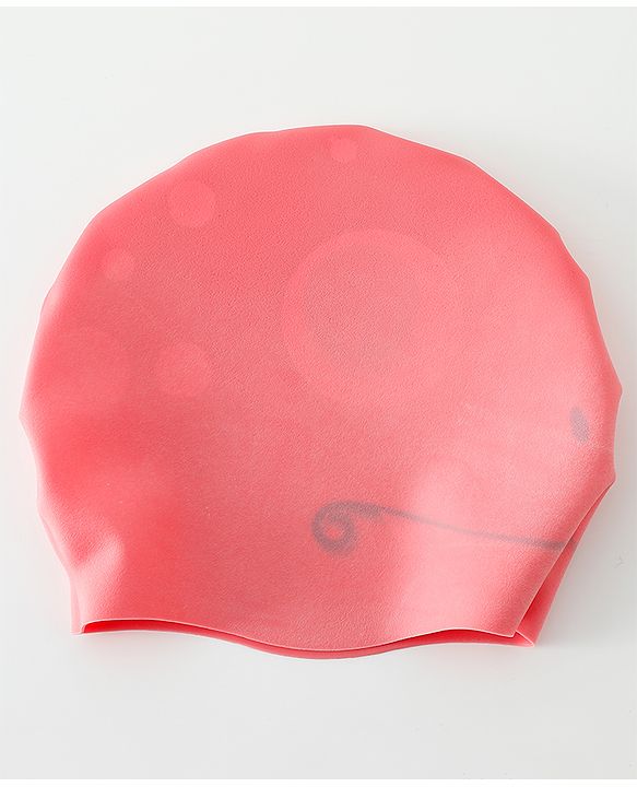 Babyhug Fish Shaped Swimming Cap Free Size - Red
