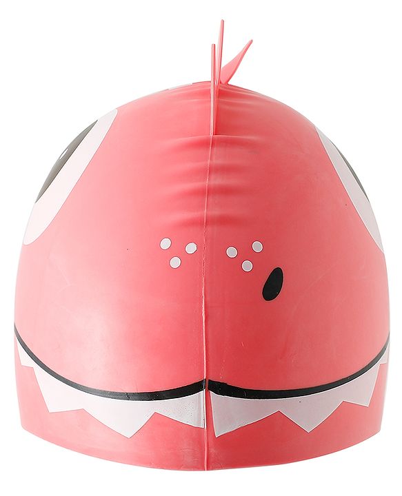 Babyhug Fish Shaped Swimming Cap Free Size - Red