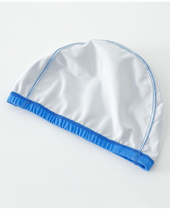 Babyhug Swimming Cap With Duck Print - Blue