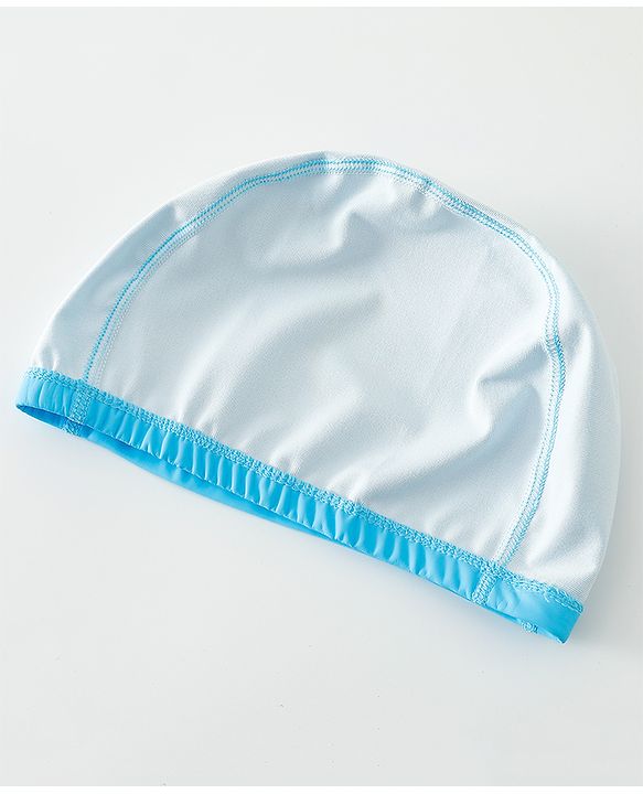 Babyhug Swimming Cap With Penguin Print - Blue