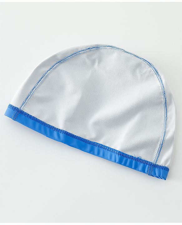 Babyhug Swimming Cap With Astronaut Print - Blue