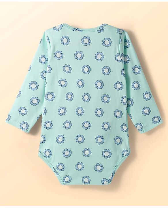 Babyhug Disney Interlock Knit Full Sleeves Onesies with Minnie Mouse Graphic Pack of 3 - Yellow Light Blue & White