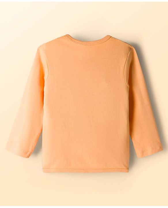 Babyhug Disney Interlock Knit Full Sleeves Jhablas with Mickey Mouse Graphics Pack of 3 - White Orange & Blue