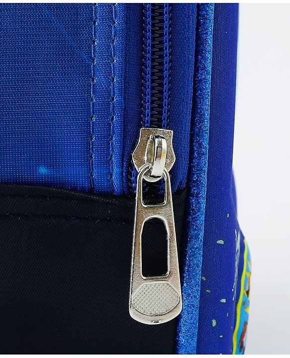 Babyhug Dinosaur Kids Insulated Lunch Box Bag with Adjustable Shoulder Strap & Handle - Blue| Thermal Lunch Carry Bag with Zip Closure for Boys & Girls