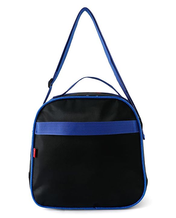Babyhug Dinosaur Kids Insulated Lunch Box Bag with Adjustable Shoulder Strap & Handle - Blue| Thermal Lunch Carry Bag with Zip Closure for Boys & Girls