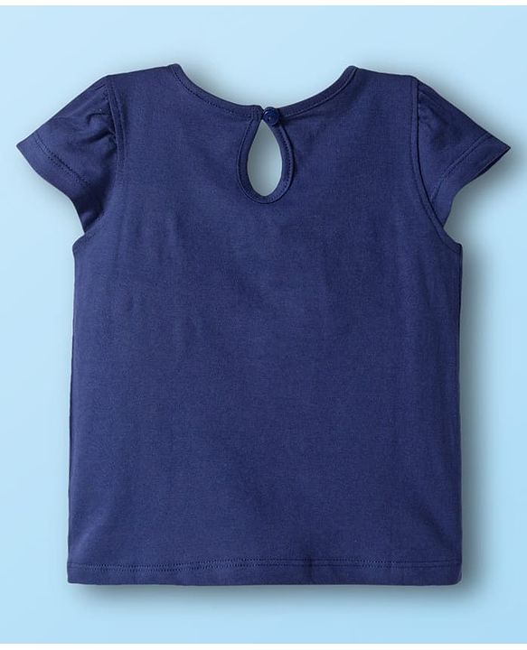 Babyhug 100% Cotton Knit Half Sleeves T-Shirts with Floral & Have A Nice Day Text Print Pack of 3 - Navy Blue Red & White