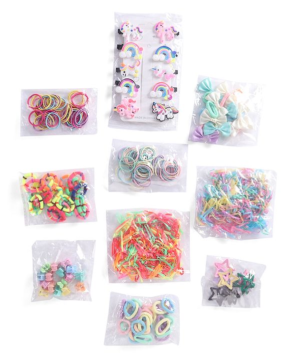 Babyhug  Free Size Hair Accessories  Combo Sets - Multicolor