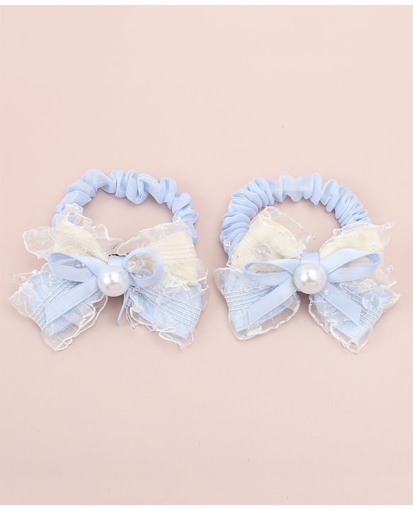 Babyhug Bow Rubber Bands Pack of 2 - Pink