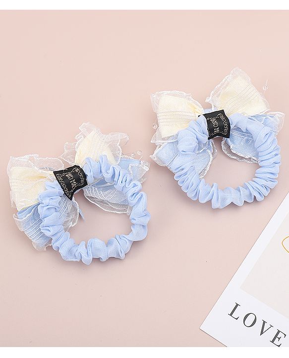 Babyhug Bow Rubber Bands Pack of 2 - Pink